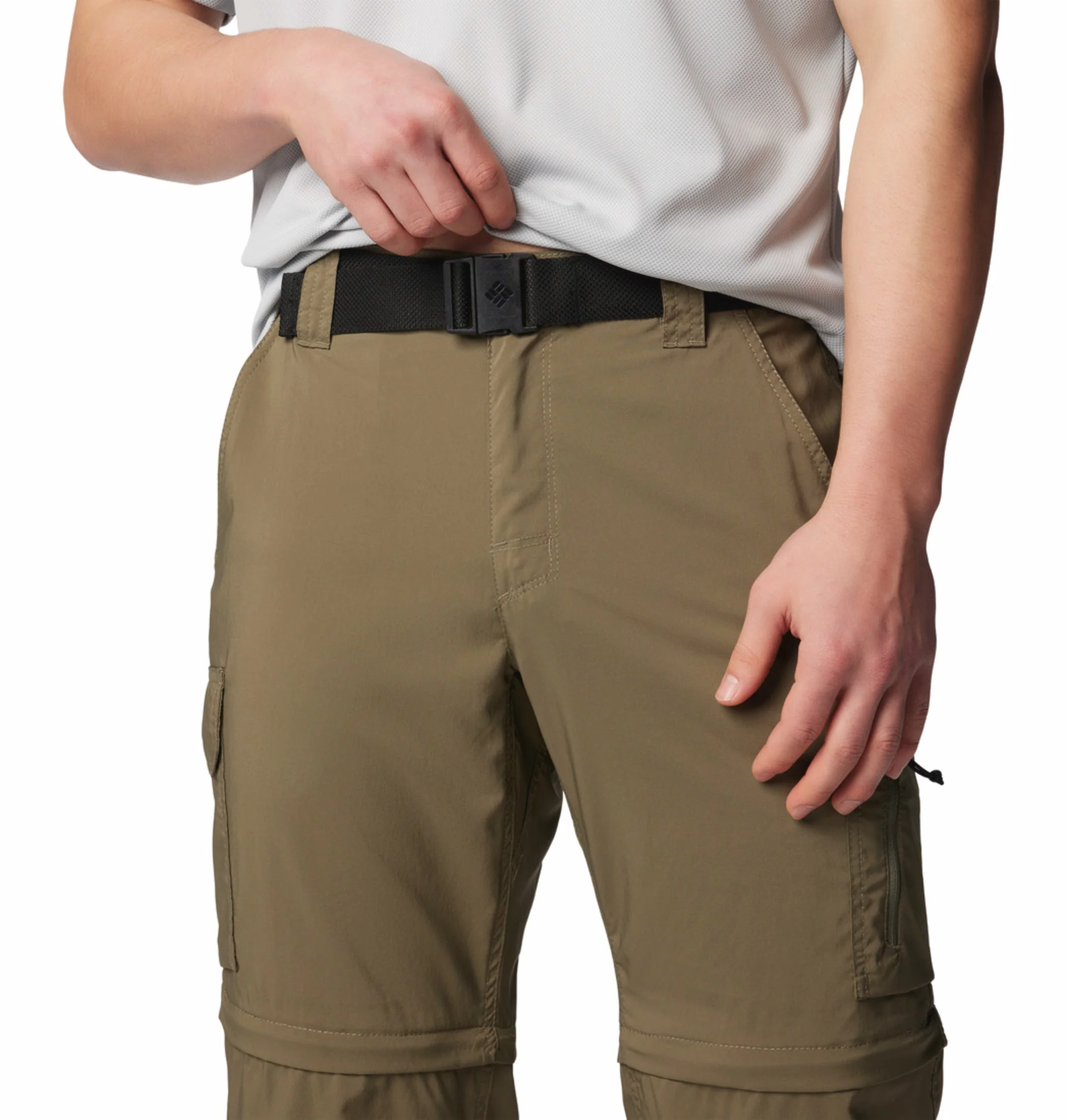 Columbia Men Olive Green Omni-Shade Silver Ridge Utility Convertible Pant - Image 7