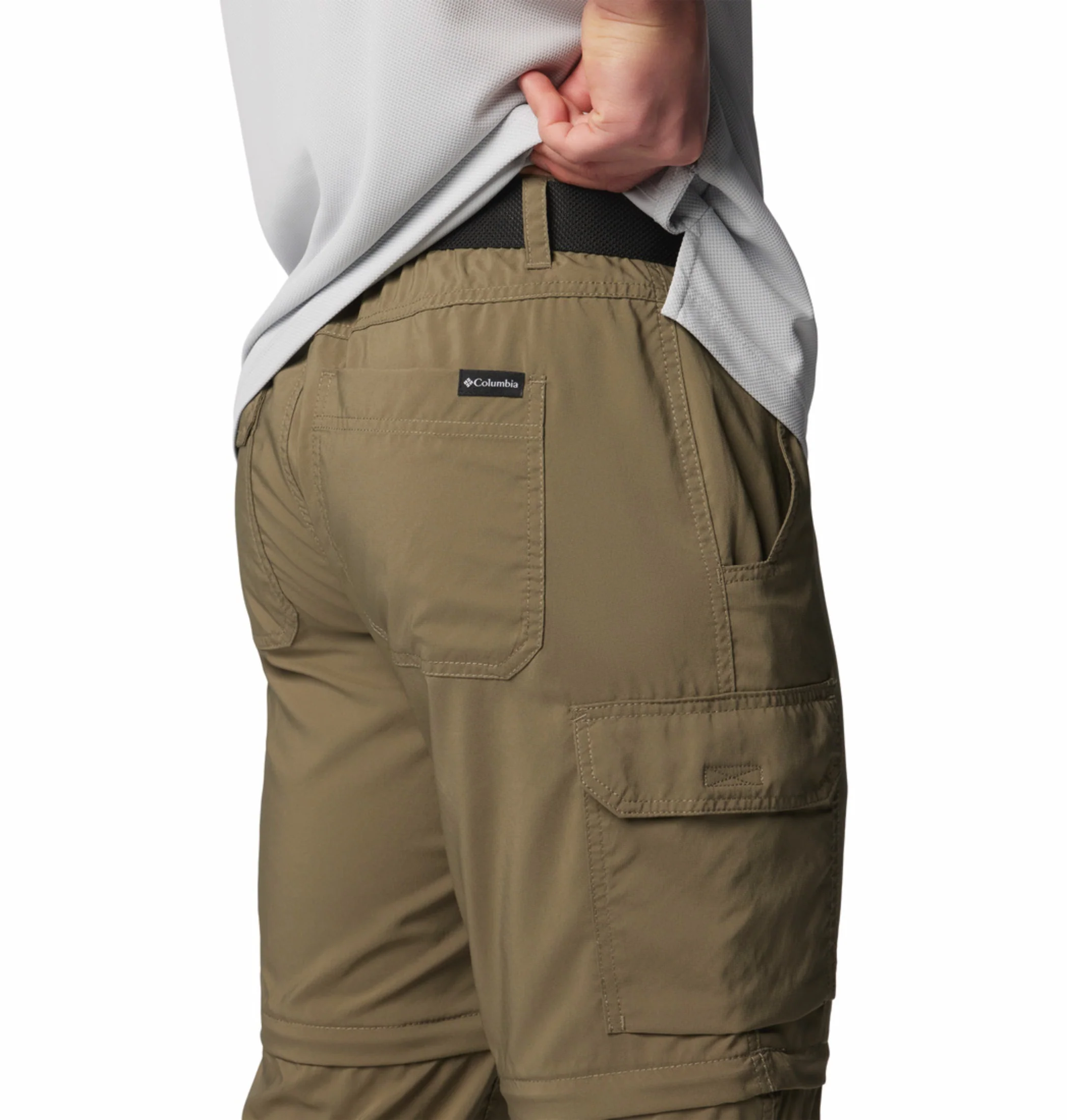 Columbia Men Olive Green Omni-Shade Silver Ridge Utility Convertible Pant - Image 8