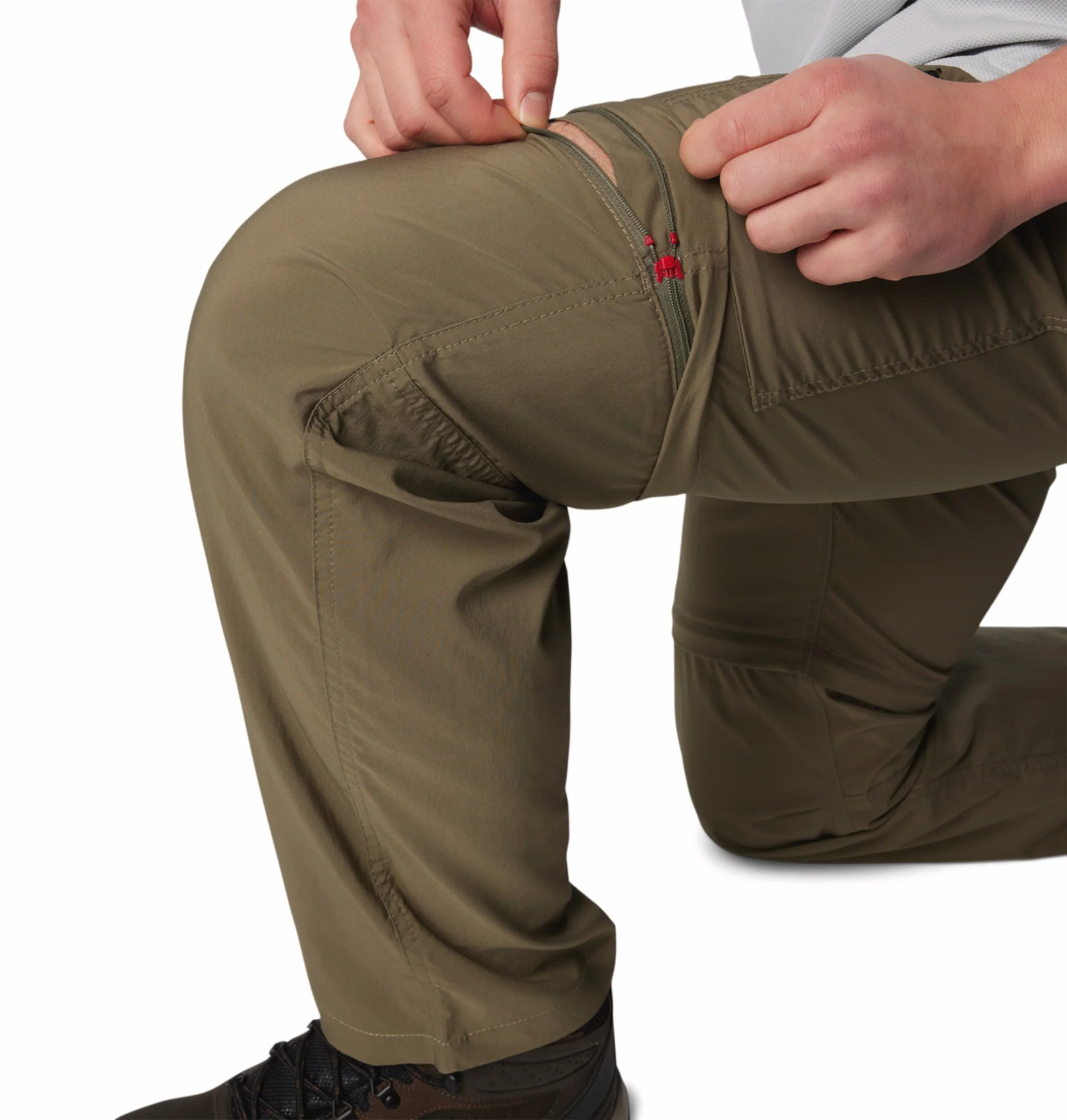 Columbia Men Olive Green Omni-Shade Silver Ridge Utility Convertible Pant - Image 9