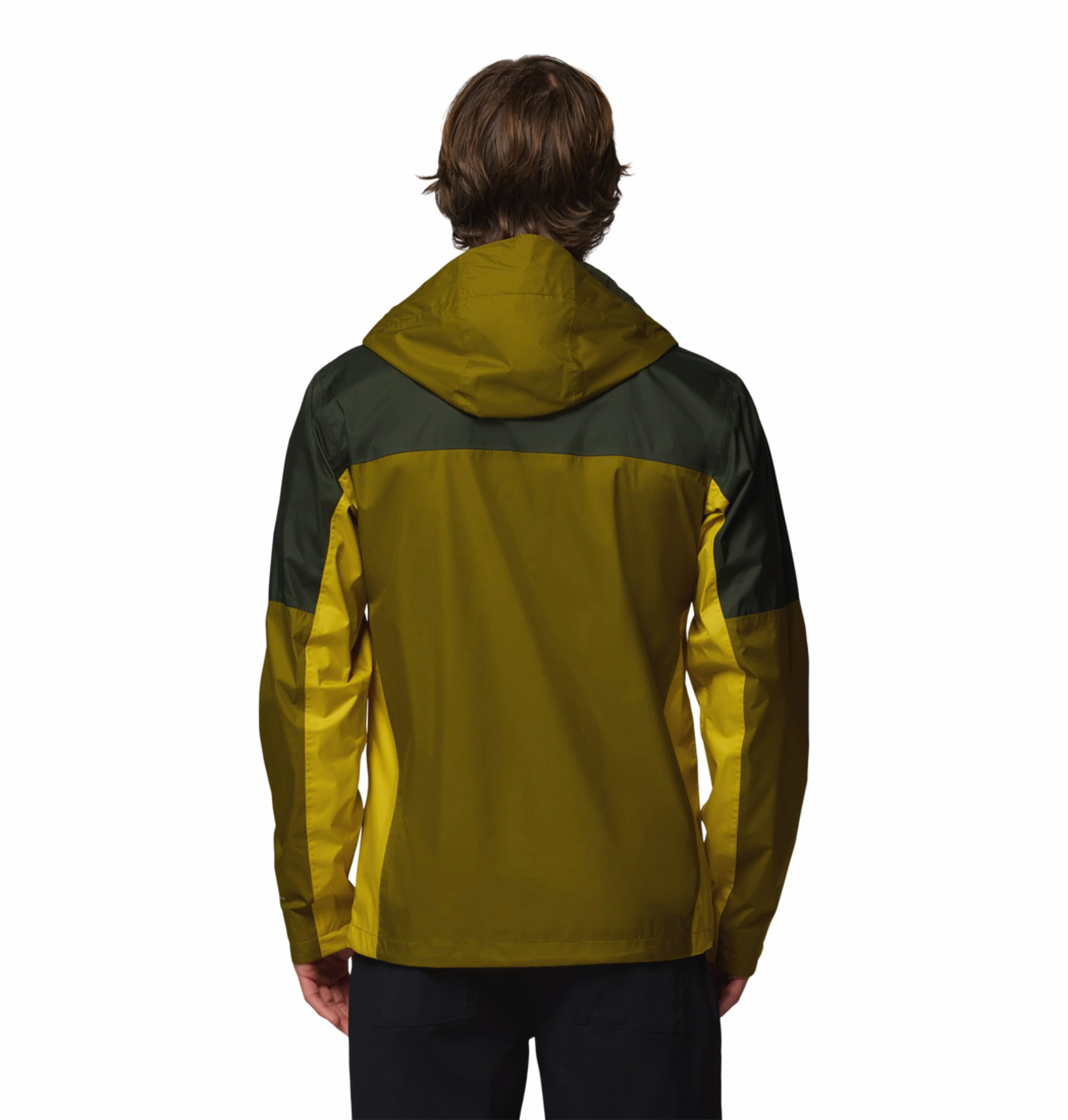 Columbia Men Olive Green Omni-Tech Inner Limits III Rain Jacket - Image 4