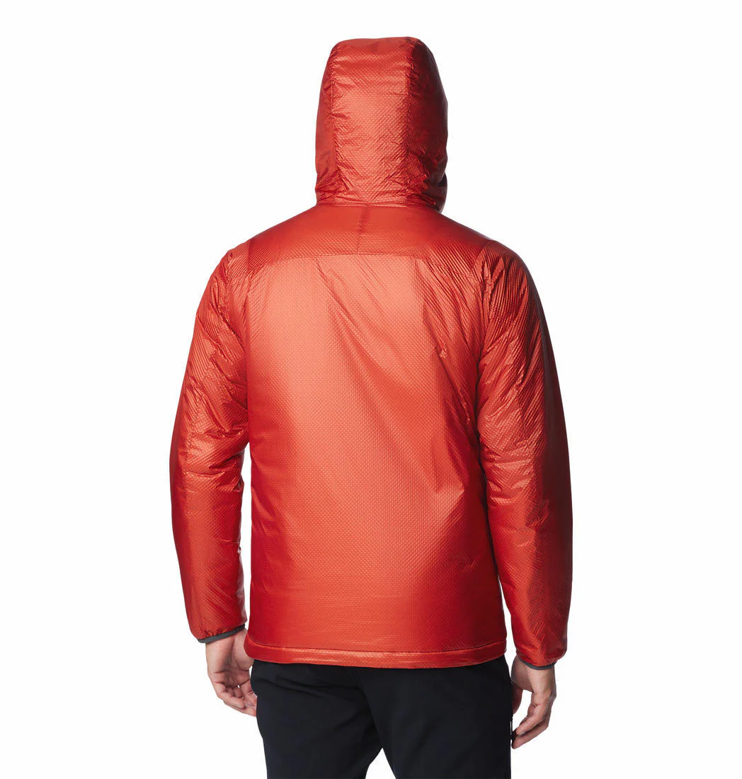 Columbia Men Orange Arch Rock Double Wall Elite Hooded Jacket - Image 5