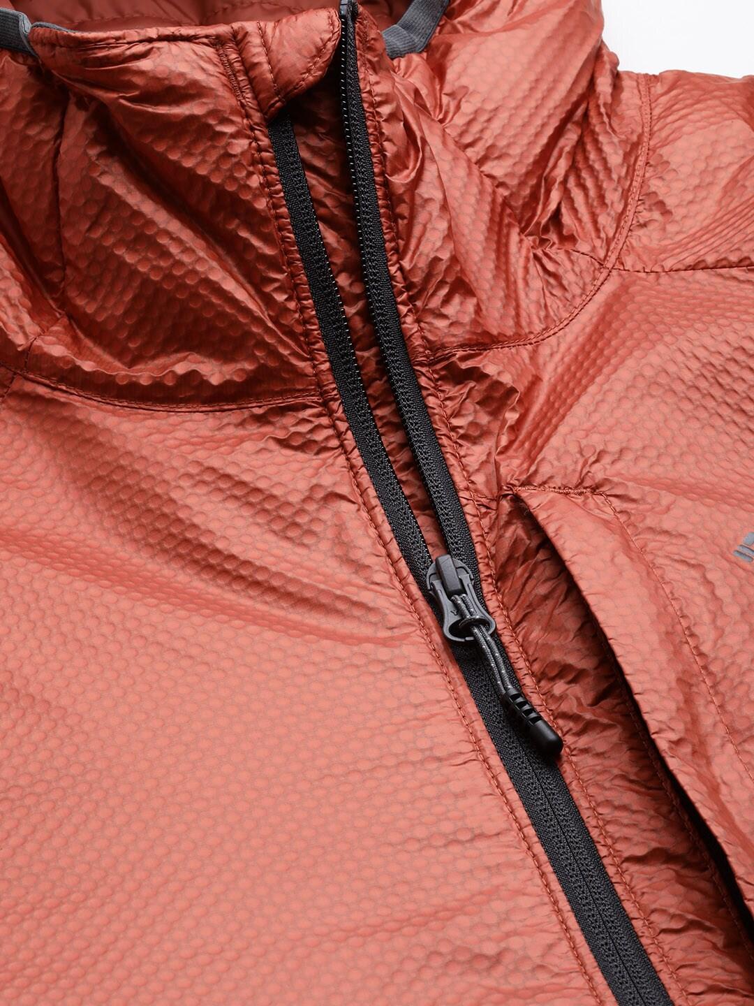 Columbia Men Orange Arch Rock Double Wall Elite Hooded Jacket - Image 6