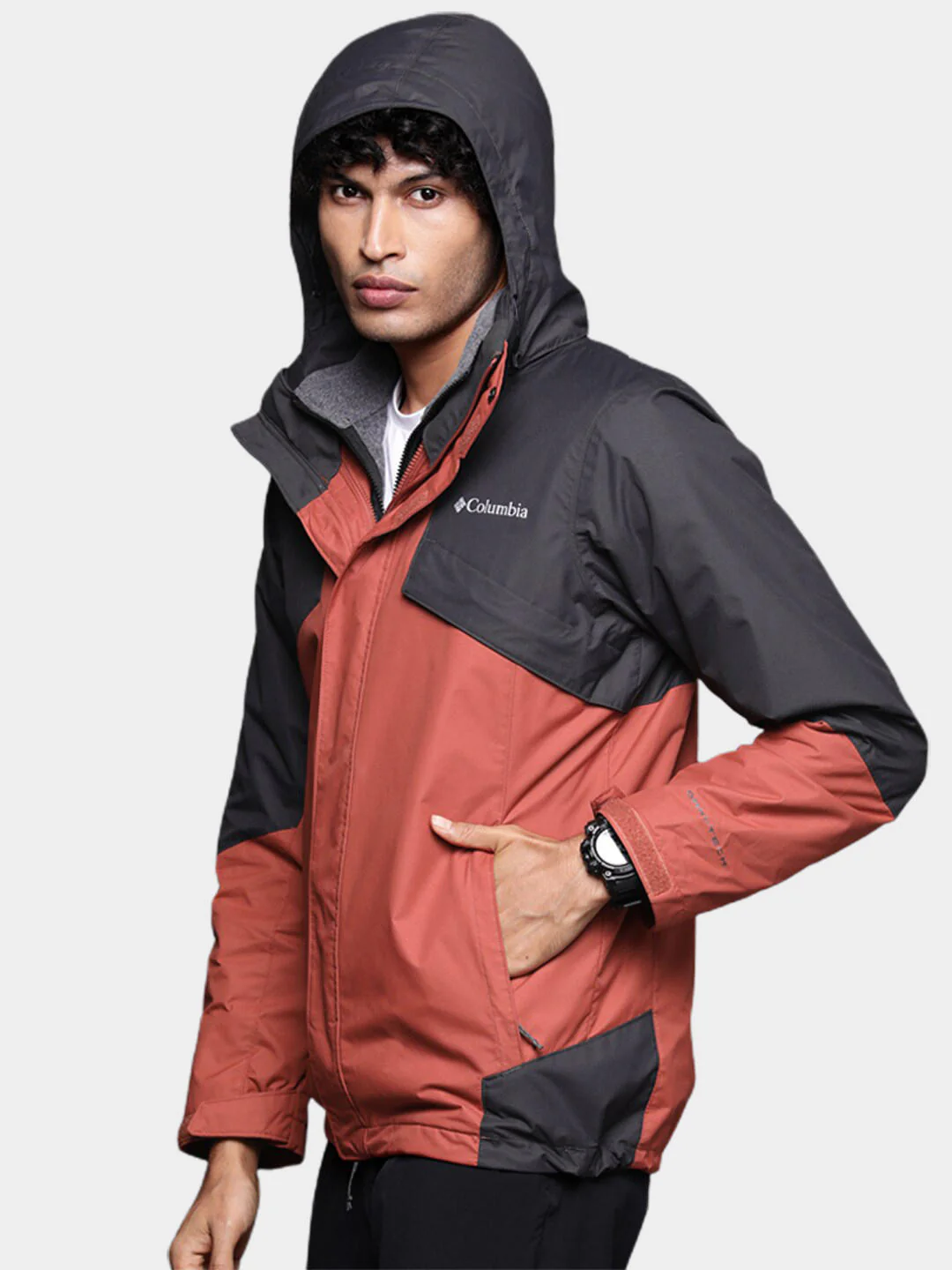 Columbia Men Orange Bugaboo II Fleece Interchange Jacket - Image 12