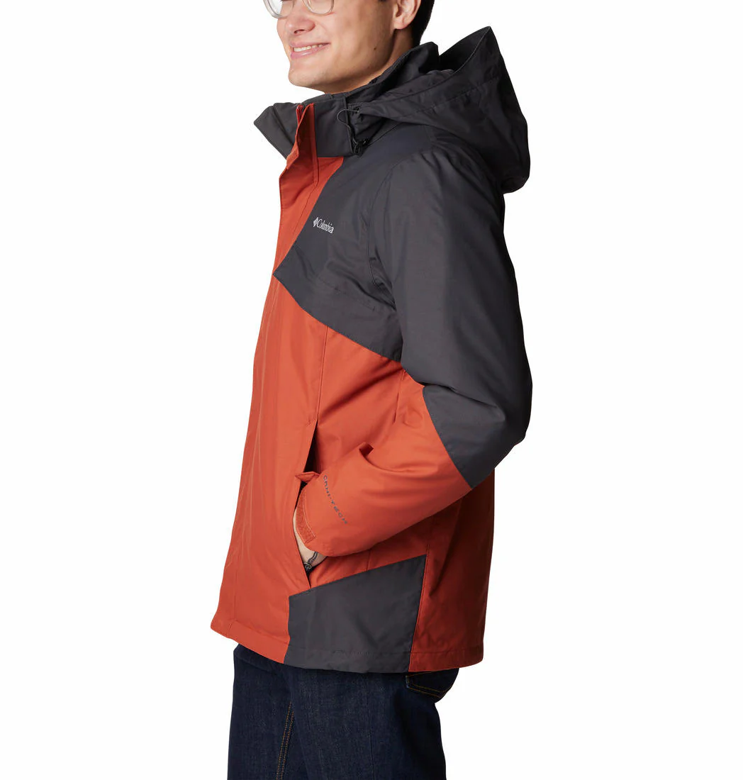 Columbia Men Orange Bugaboo II Fleece Interchange Jacket - Image 2