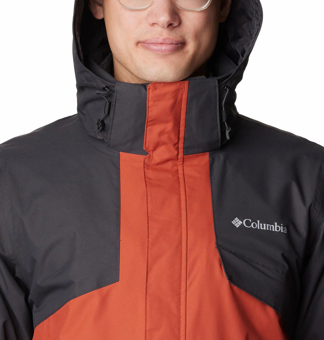 Columbia Men Orange Bugaboo II Fleece Interchange Jacket - Image 3