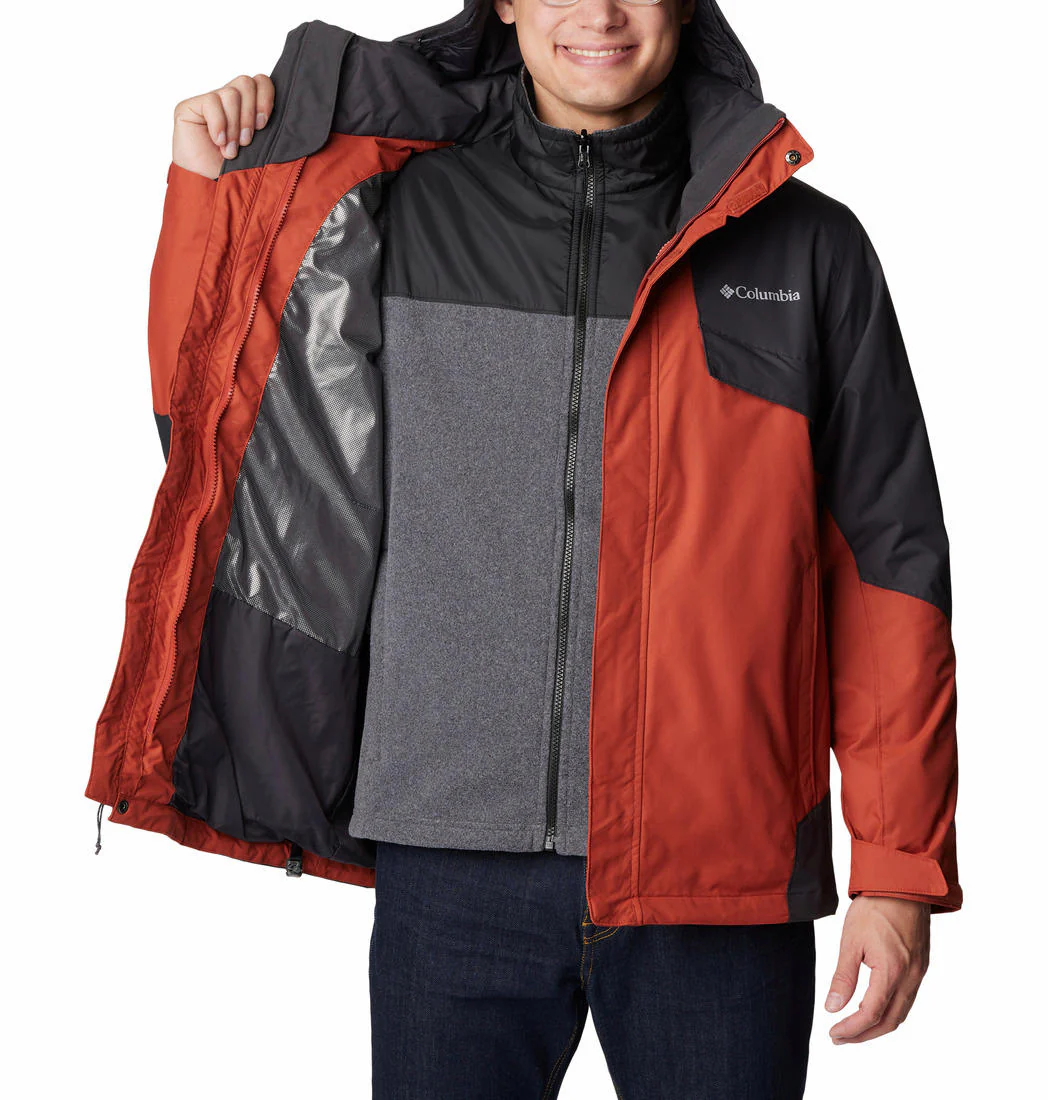 Columbia Men Orange Bugaboo II Fleece Interchange Jacket - Image 4