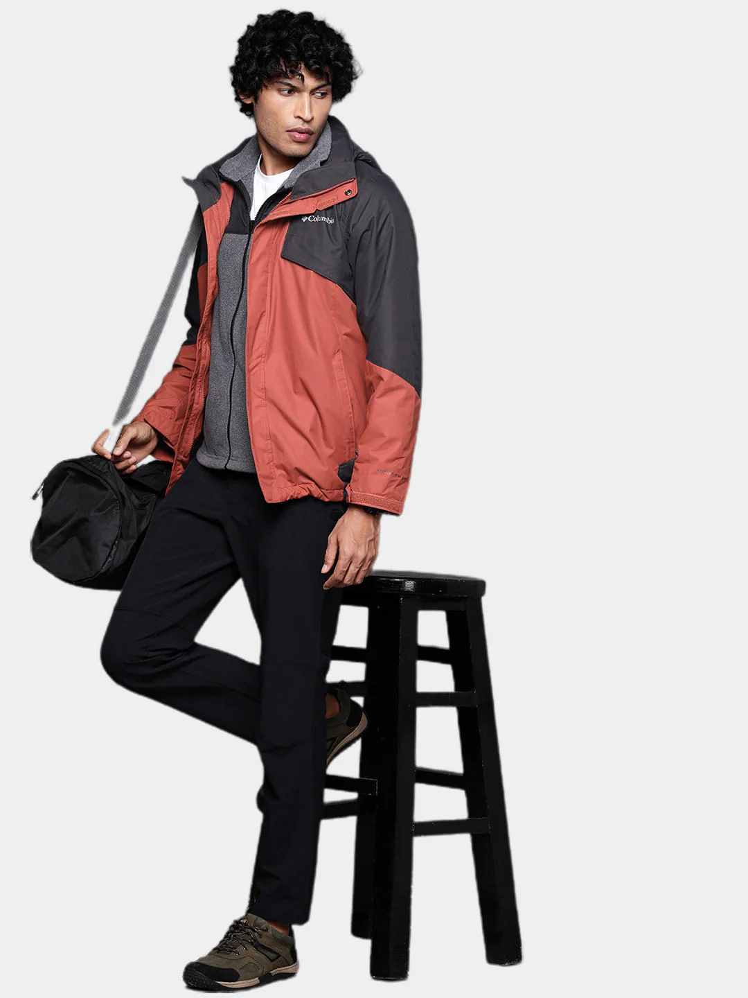 Columbia Men Orange Bugaboo II Fleece Interchange Jacket - Image 9