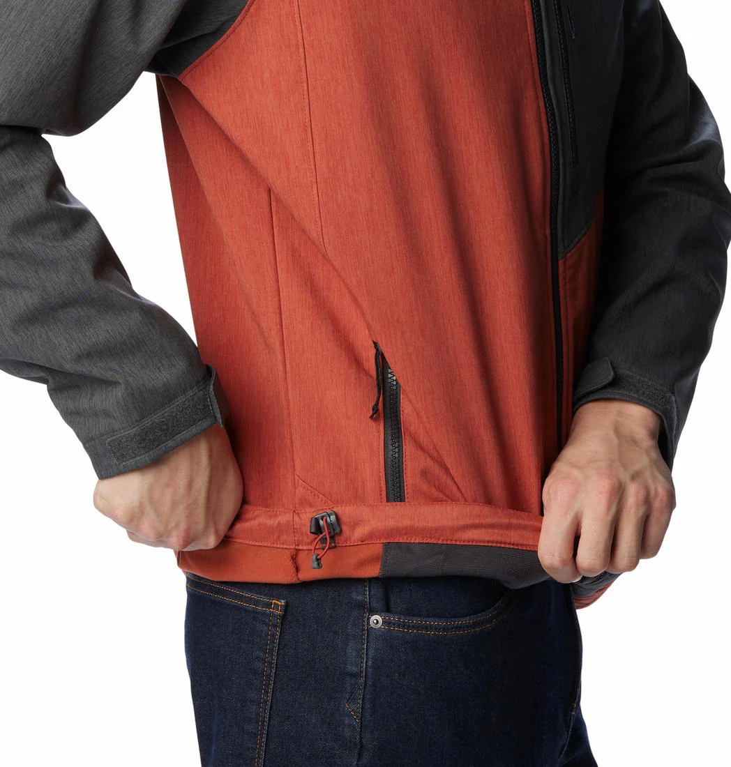 Columbia Men Orange Cruiser Valley Softshell Jacket - Image 7
