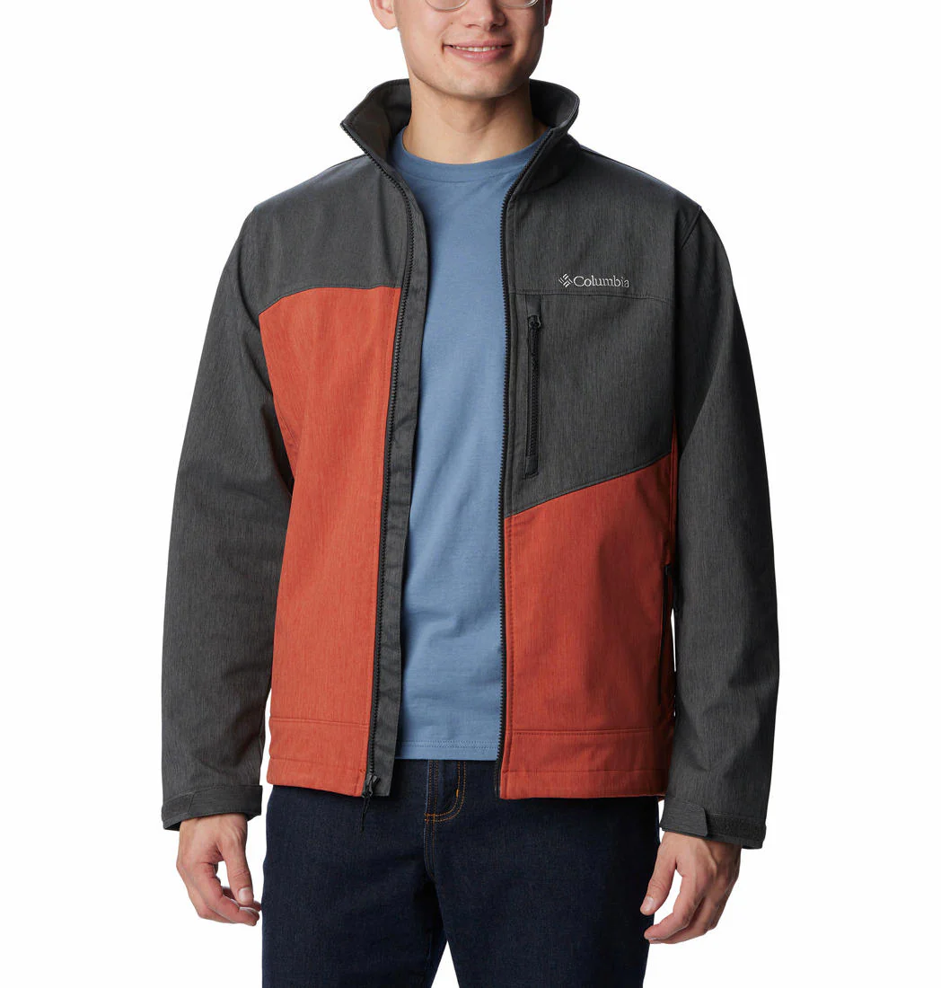 Columbia Men Orange Cruiser Valley Softshell Jacket - Image 8