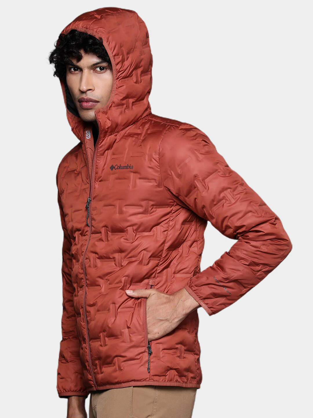 Columbia Men Red Delta Ridge Down Hooded Jacket - Image 11