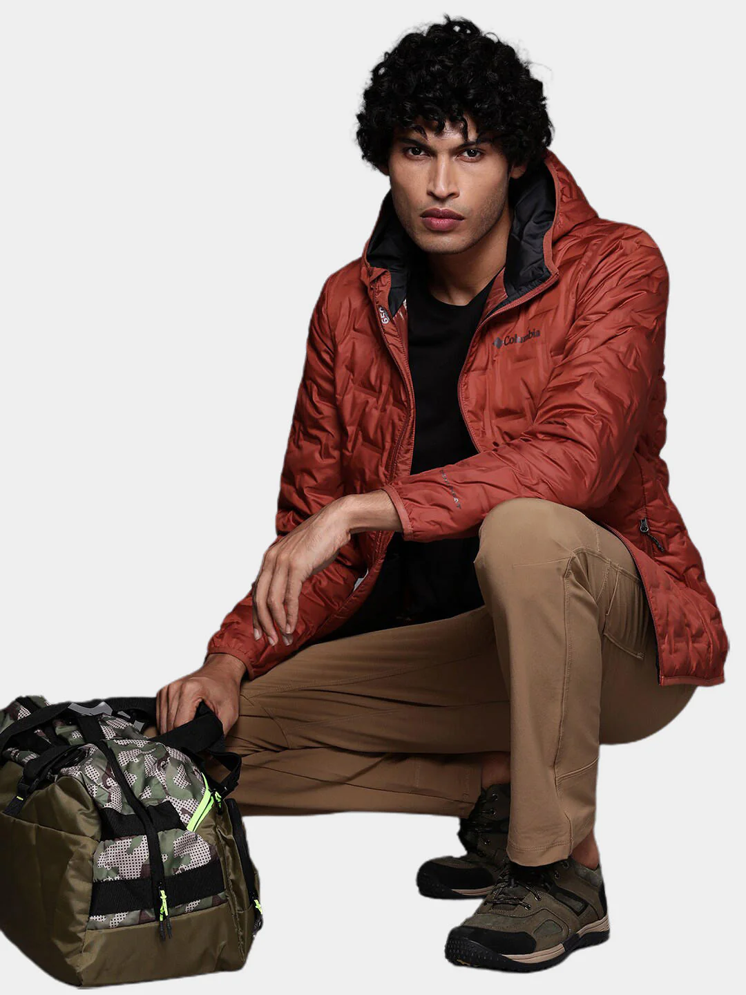 Columbia Men Red Delta Ridge Down Hooded Jacket - Image 12