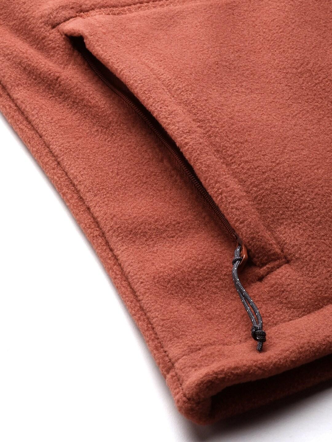 Columbia Men Orange Fast Trek II Full Zip Fleece - Image 5