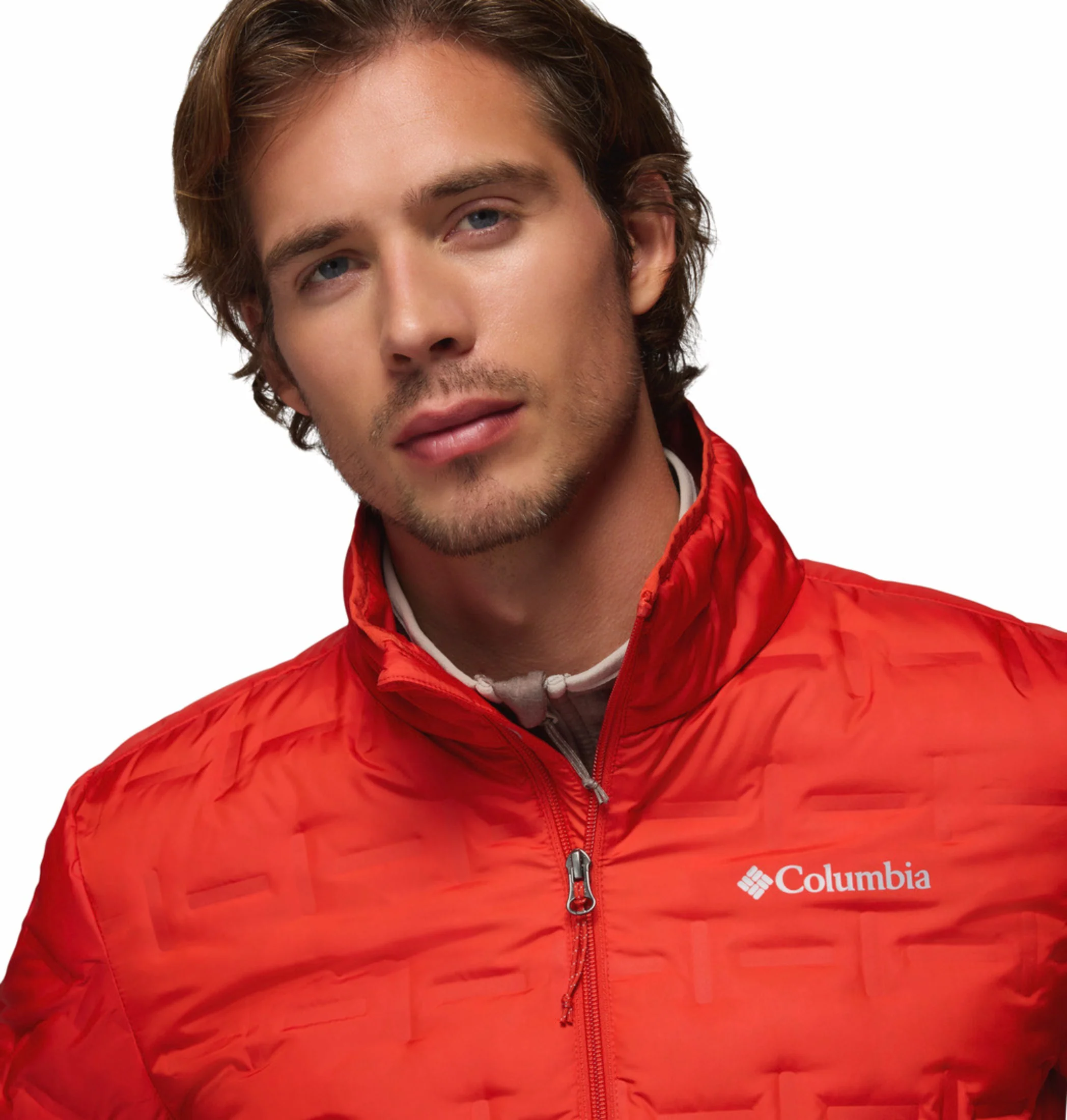 Columbia Men Orange Heat Seal Delta Ridge II Down Jacket - Image 6