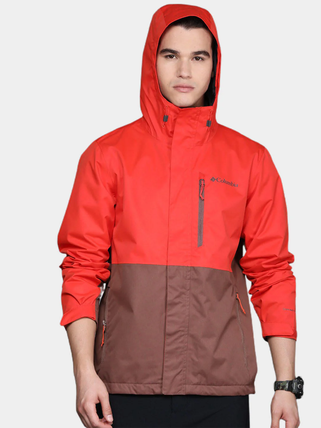 Columbia Men Orange Hikebound Jacket Waterproof - Image 10