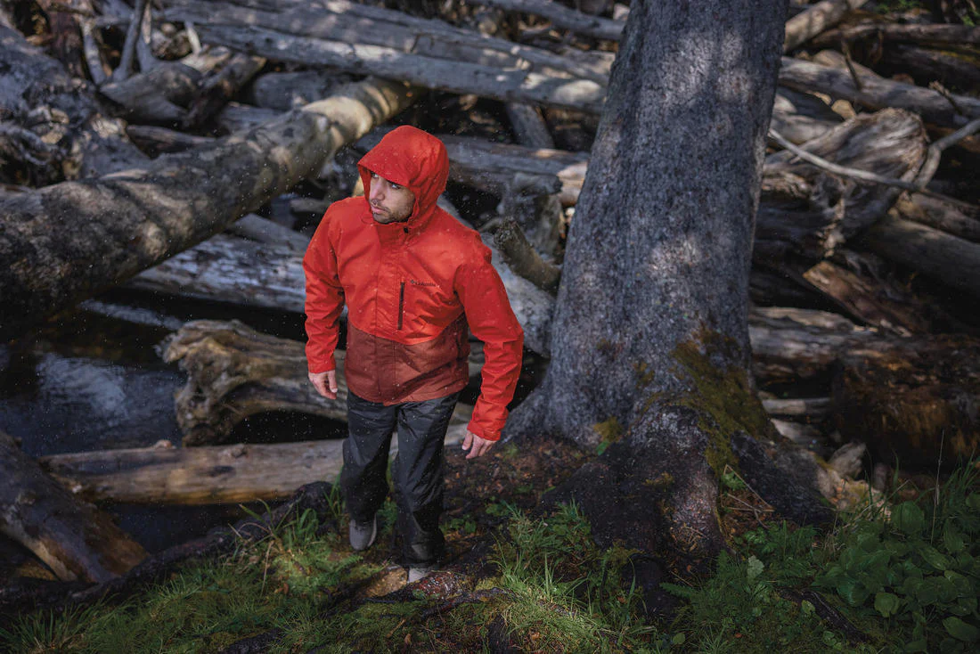 Columbia Men Orange Hikebound Jacket Waterproof - Image 14