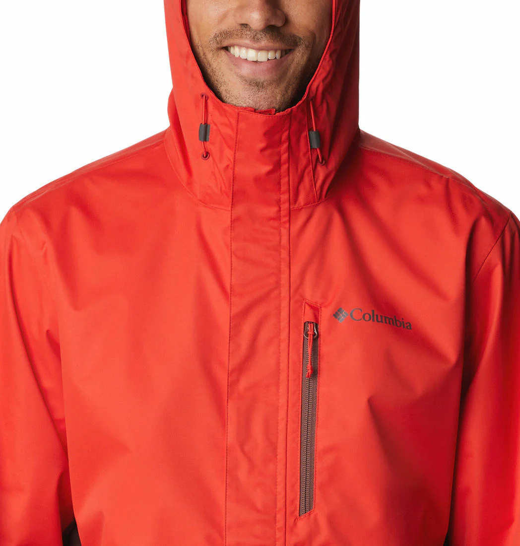 Columbia Men Orange Hikebound Jacket Waterproof - Image 2