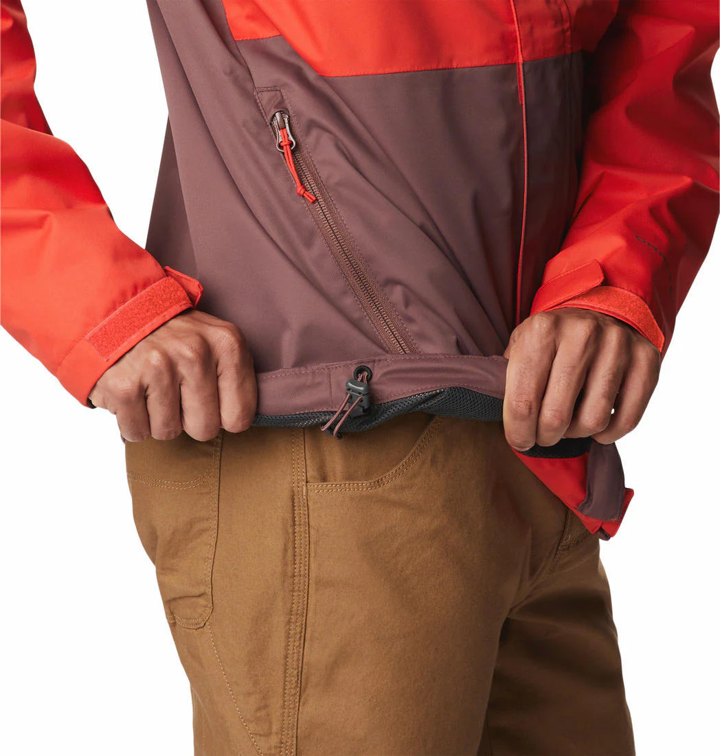 Columbia Men Orange Hikebound Jacket Waterproof - Image 3