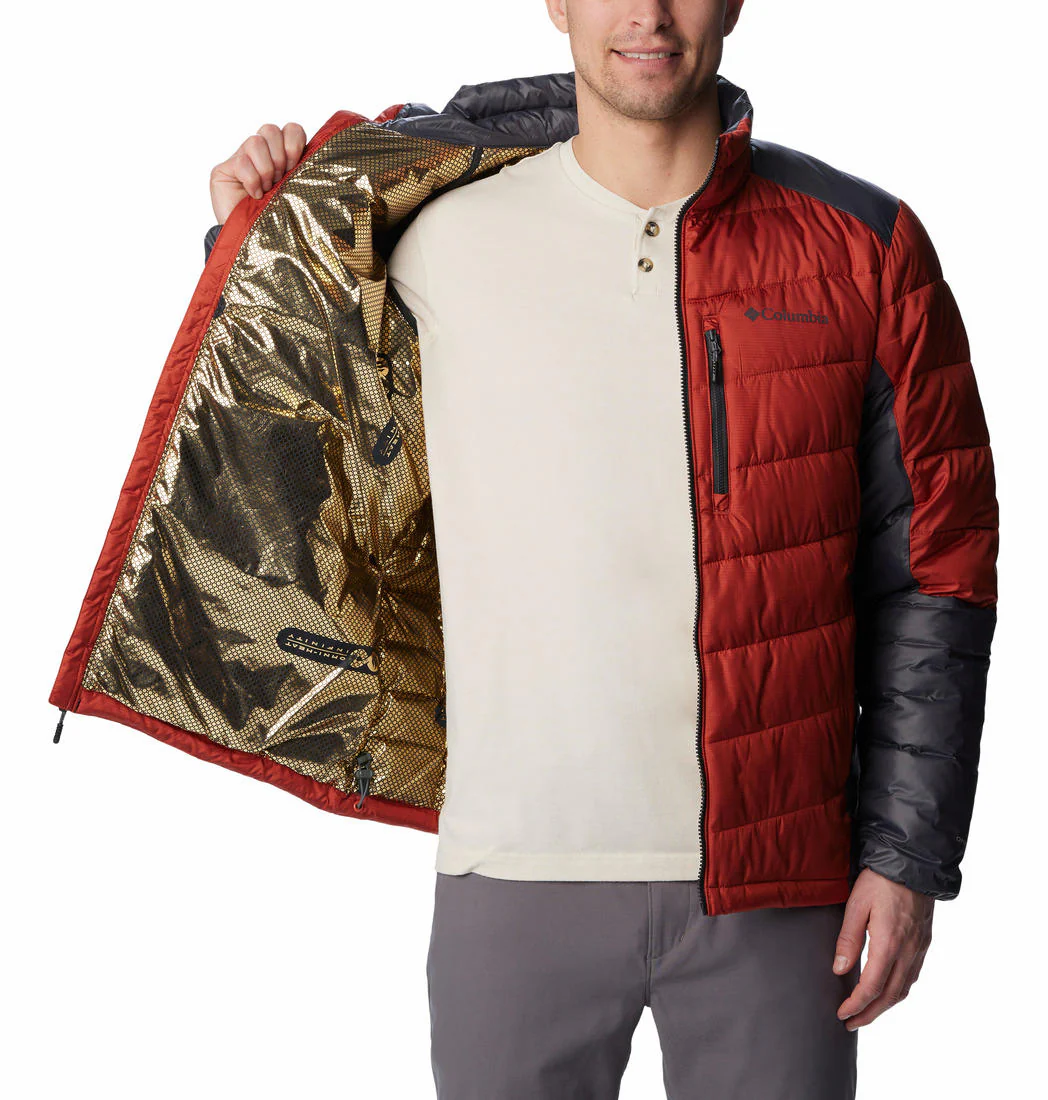 Columbia Men Orange Labyrinth Loop Jacket - Image 3