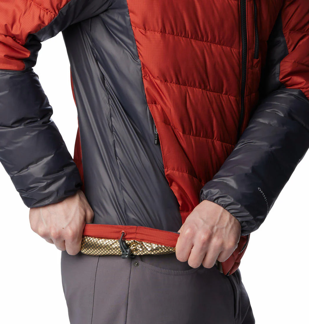 Columbia Men Orange Labyrinth Loop Jacket - Image 4