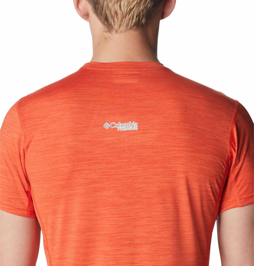 Columbia Men Orange M Titan Pass Graphic Tee - Image 4