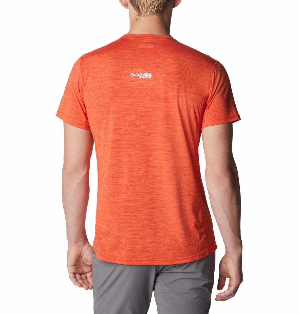 Columbia Men Orange M Titan Pass Graphic Tee - Image 5