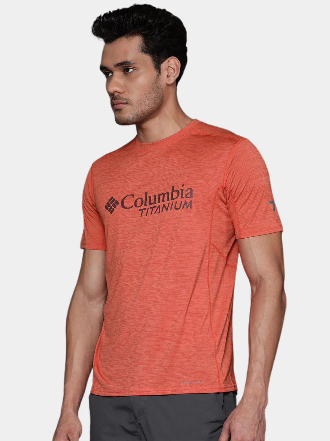 Columbia Men Orange M Titan Pass Graphic Tee - Image 8