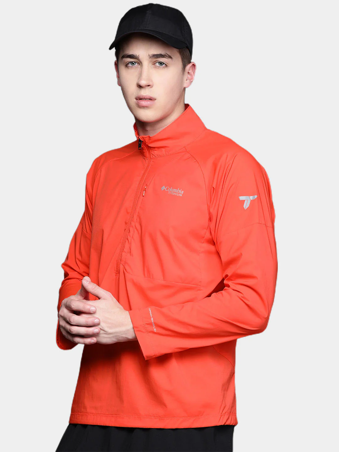 Columbia Men Orange M Titan Pass Lightweight 1/2 Zip - Image 8