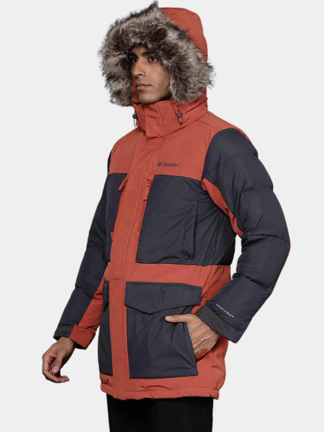 Columbia Men Orange Marquam Peak Fusion Parka - Image 12