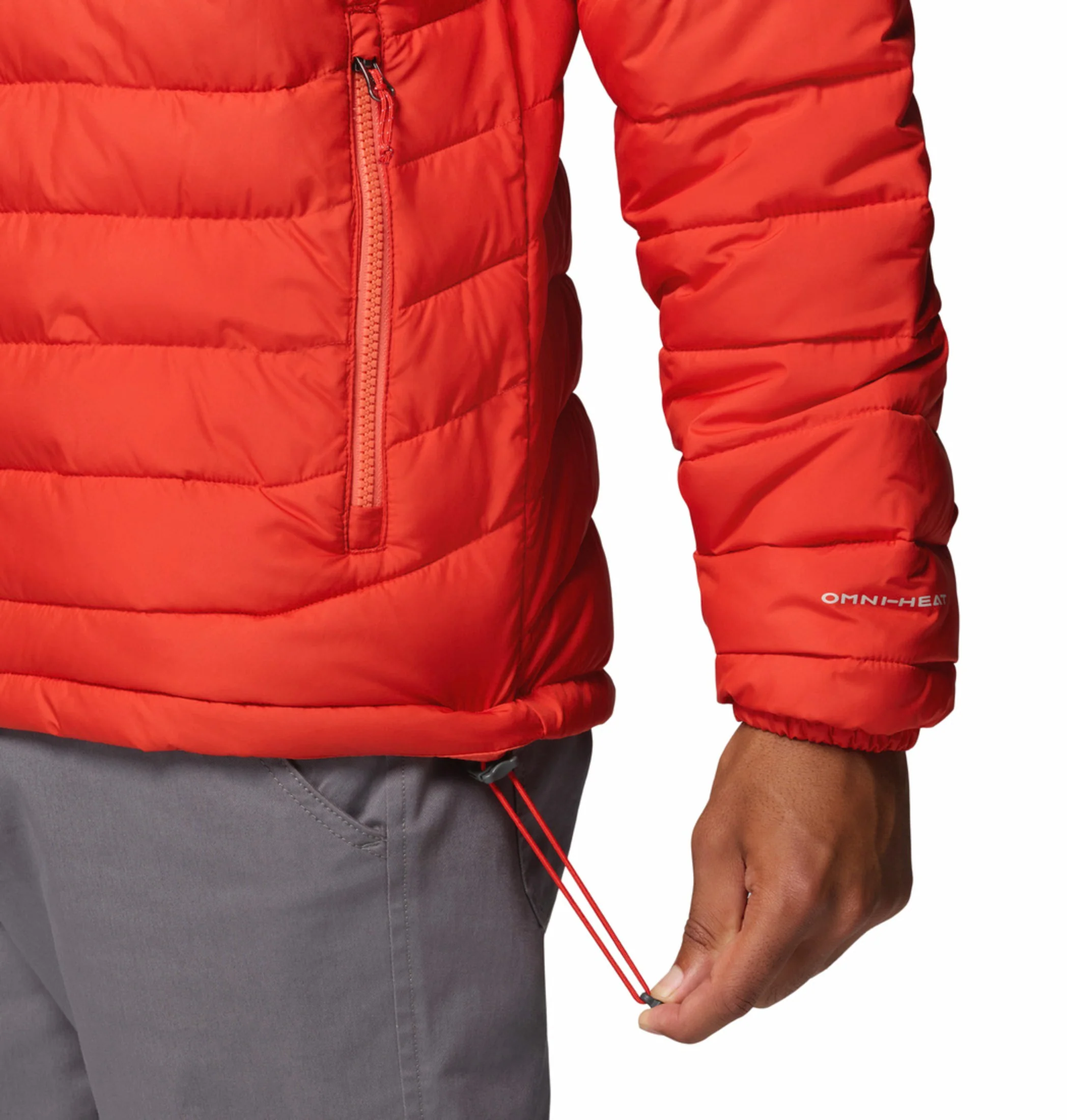 Columbia Men Orange Omni-Heat Powder Lite II Synthetic Down Jacket - Image 10