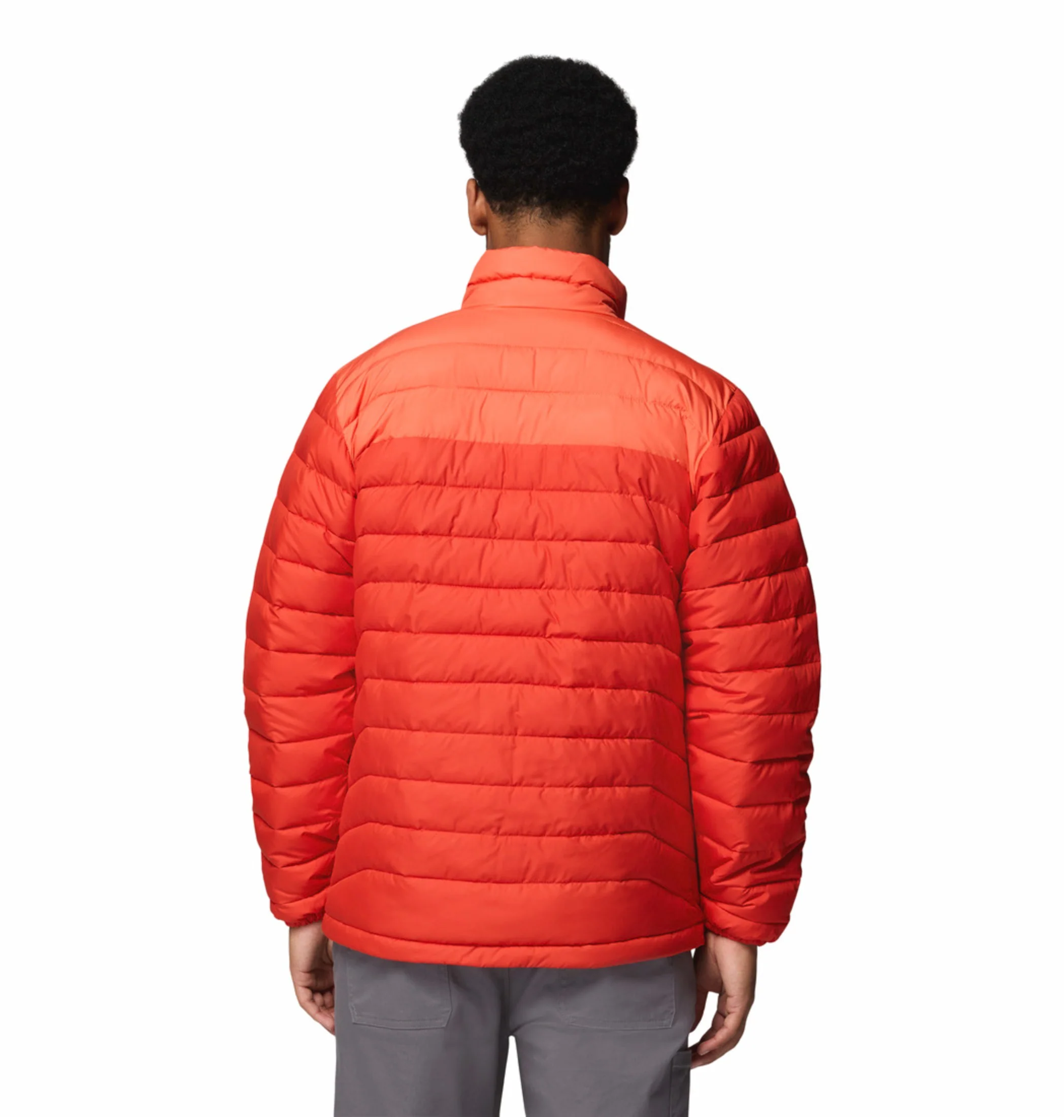 Columbia Men Orange Omni-Heat Powder Lite II Synthetic Down Jacket - Image 4