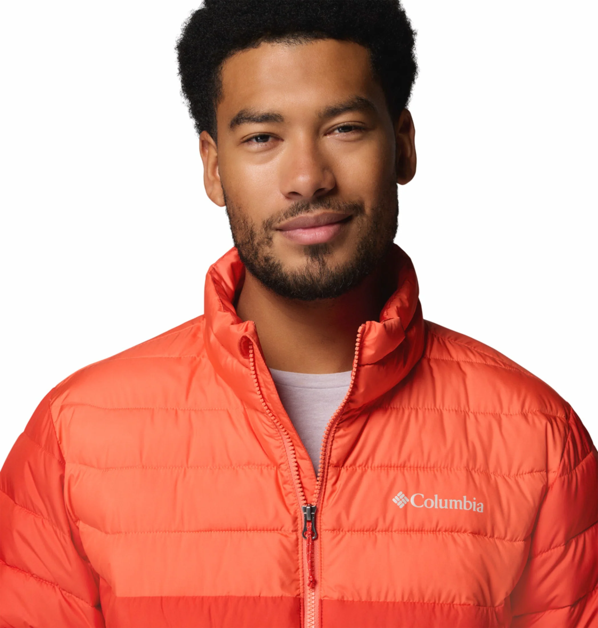 Columbia Men Orange Omni-Heat Powder Lite II Synthetic Down Jacket - Image 5