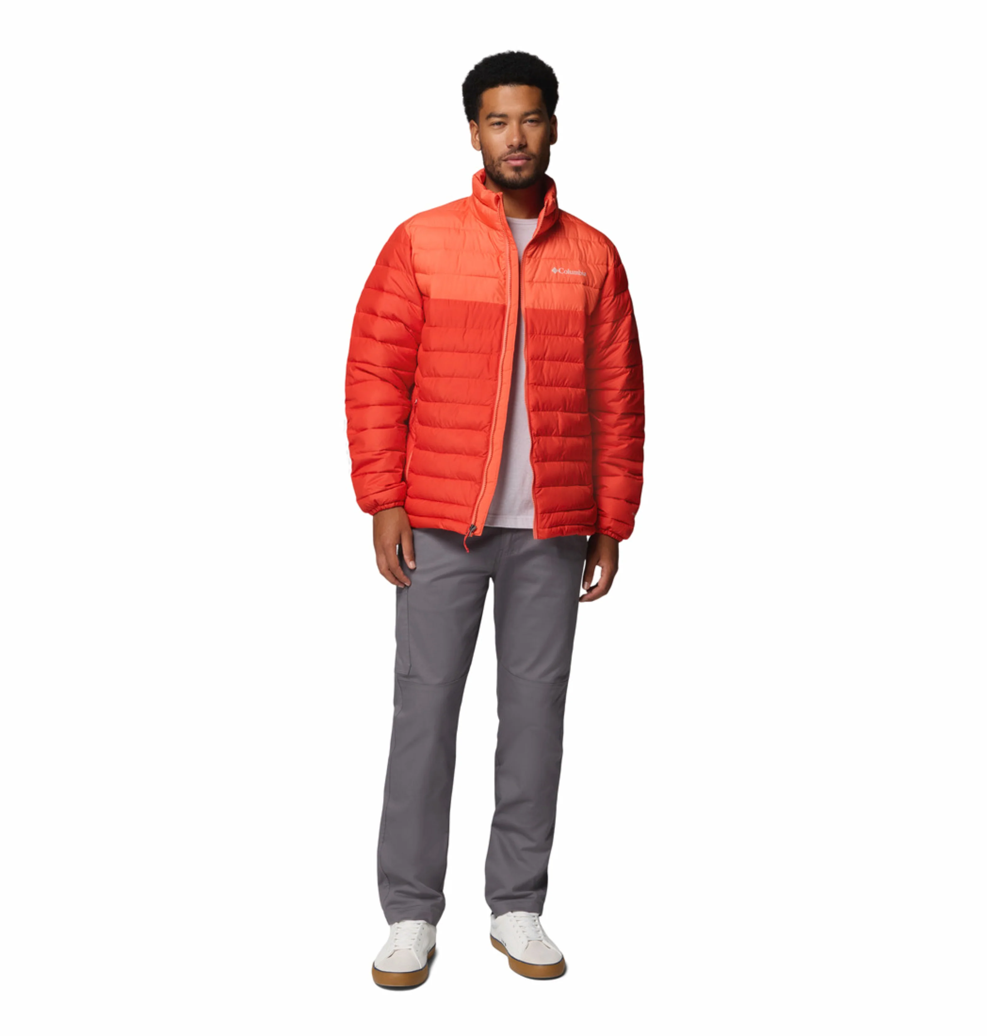 Columbia Men Orange Omni-Heat Powder Lite II Synthetic Down Jacket - Image 8