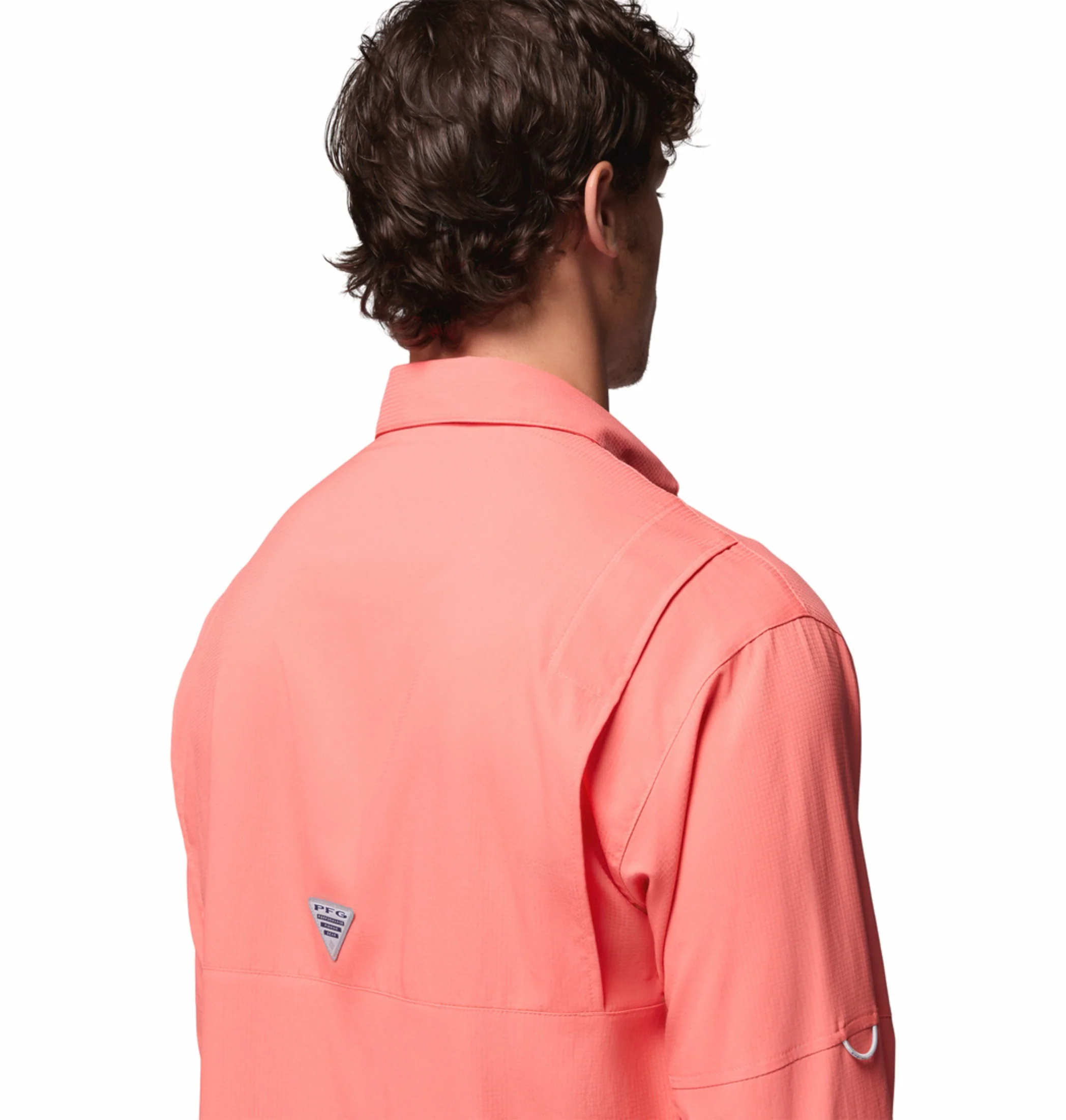Columbia Men Orange Omni-Shade Tamiami II Long Sleeve Shirt - Image 10