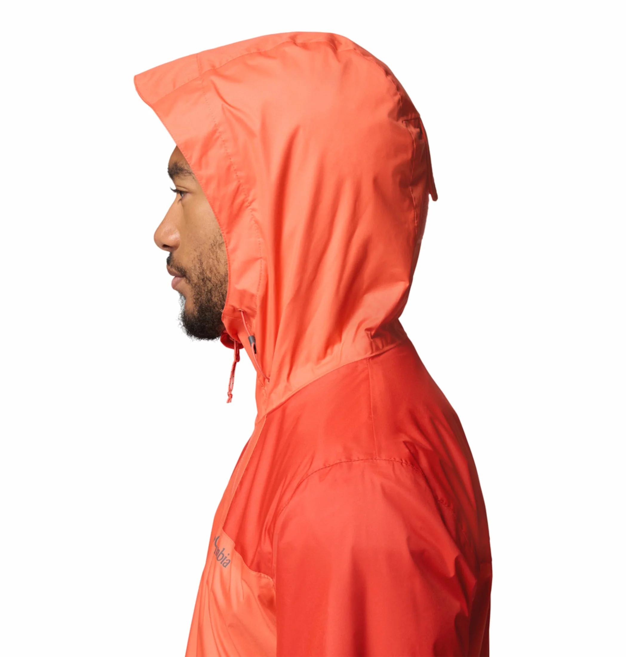 Columbia Men Orange Omni-Tech Inner Limits III Rain Jacket - Image 10