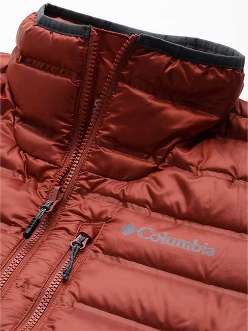 Columbia Men Red Pebble Peak Down Jacket - Image 6