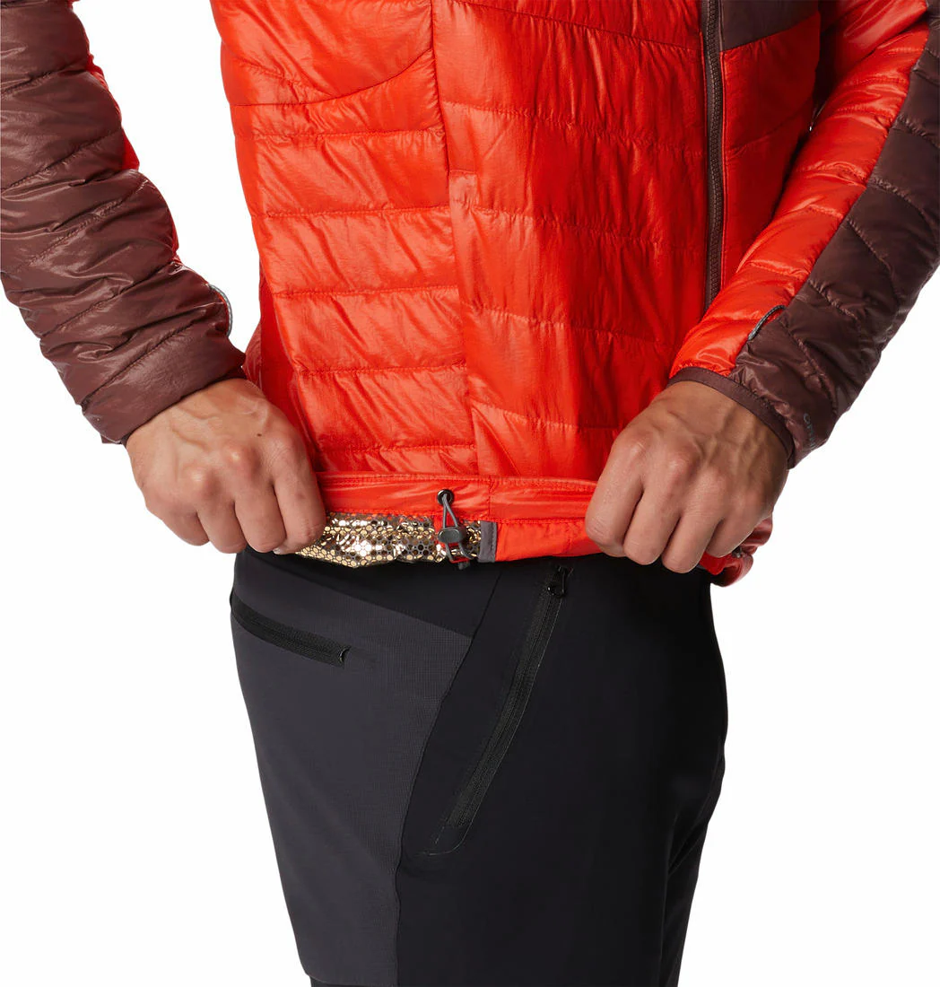 Columbia Men Orange Platinum Peak Hooded Jacket - Image 6