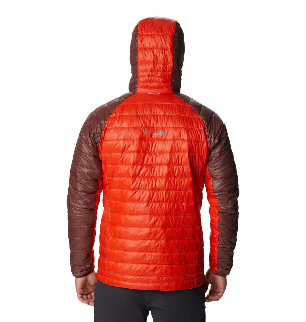 Columbia Men Orange Platinum Peak Hooded Jacket - Image 8