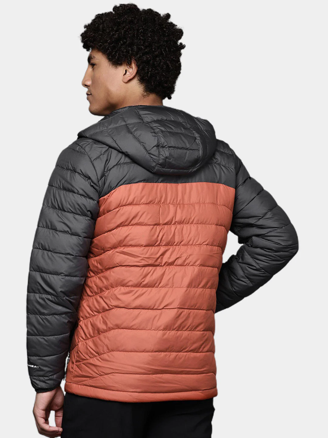 Columbia Men Orange Powder Lite Hooded Jacket - Image 13