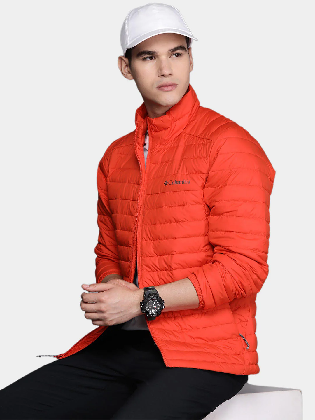Columbia Men Orange Silver Falls Jacket - Image 11