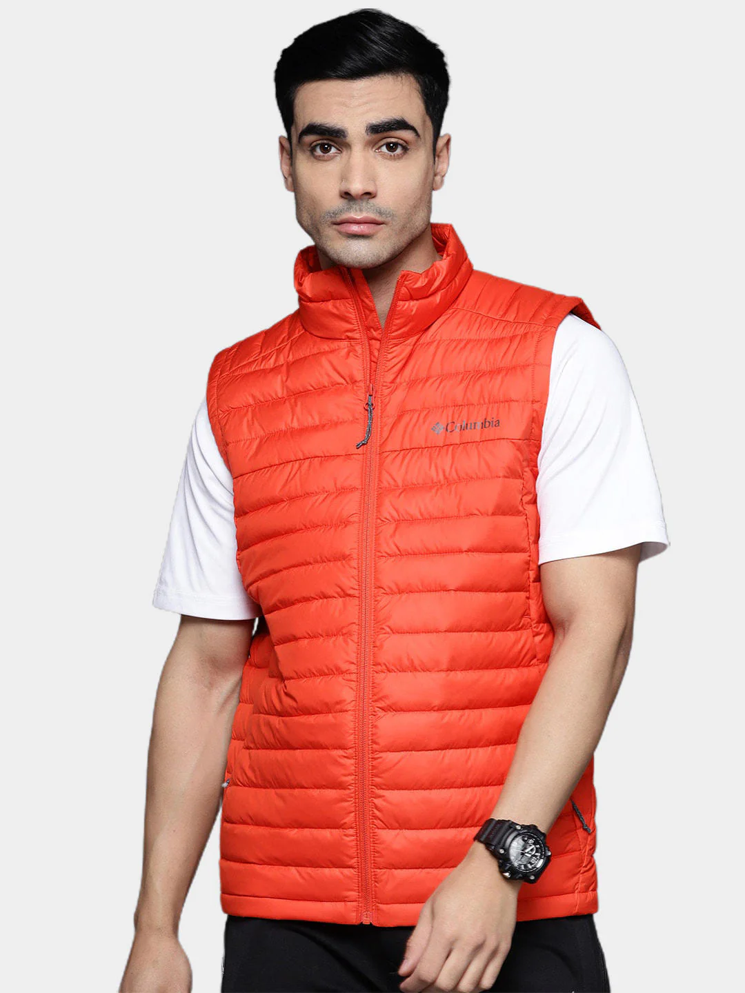 Columbia Men Orange Silver Falls Vest - Image 14