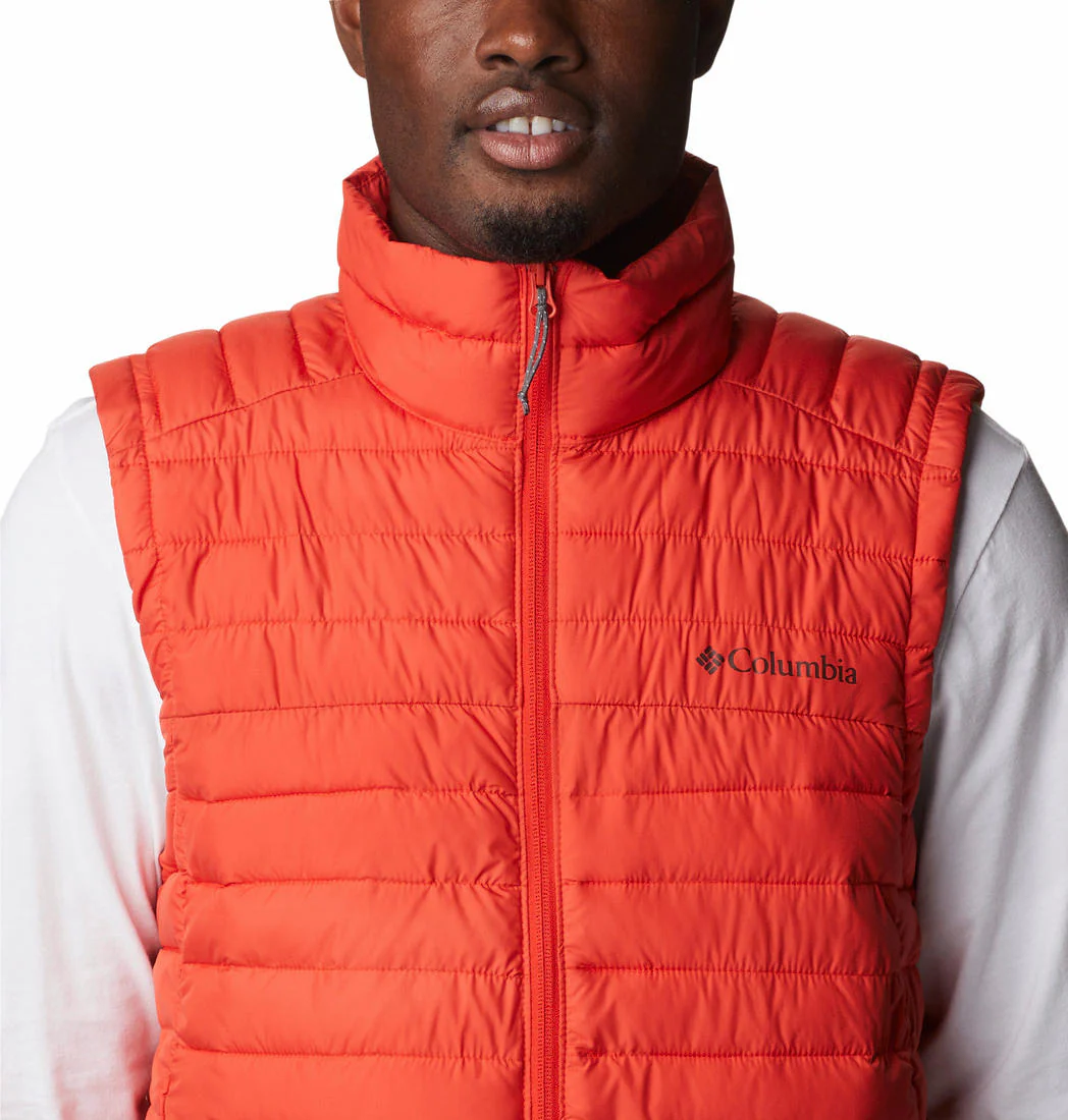 Columbia Men Orange Silver Falls Vest - Image 4