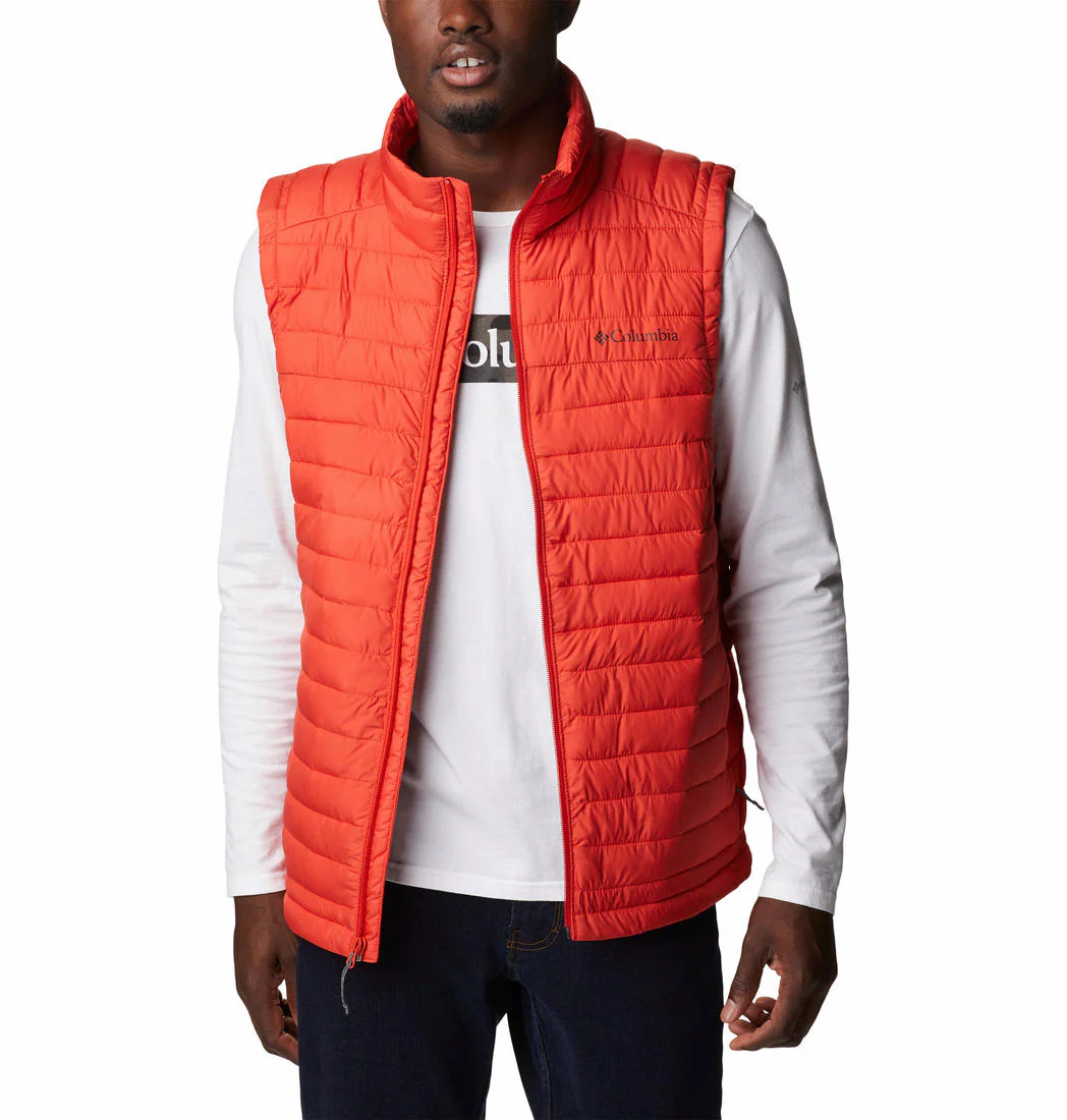 Columbia Men Orange Silver Falls Vest - Image 8