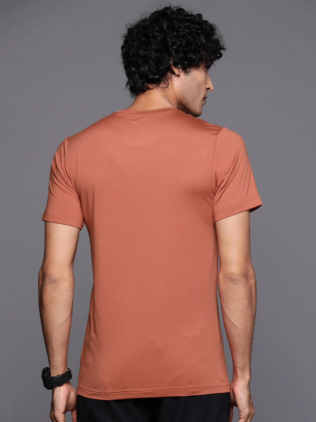 Columbia Men Orange Tech Trail Graphic Tee (Sun Protection) - Image 2
