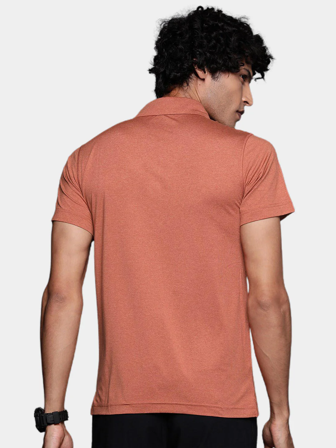 Columbia Men Orange Tech Trail Polo (Sun Protection) - Image 8
