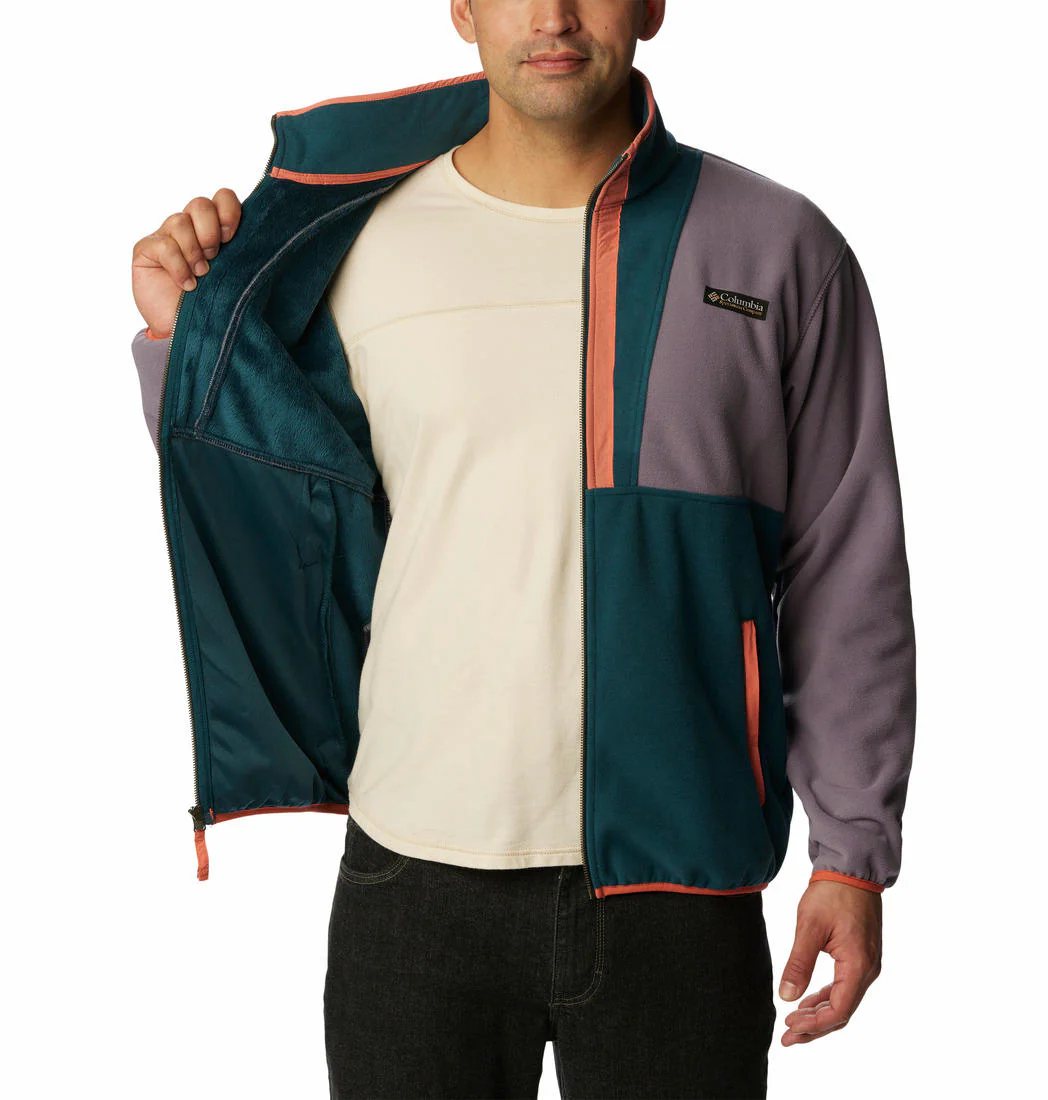 Columbia Men Purple Backbowl Remastered Fleece - Image 3