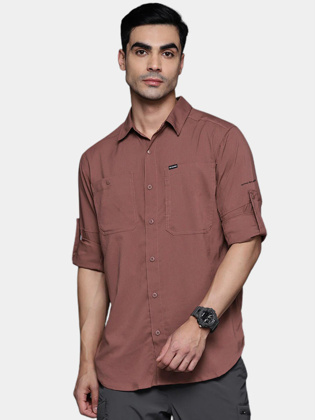 Columbia Men Brown Silver Ridge Utility Lite Long Sleeve (Sun Protection) - Image 13
