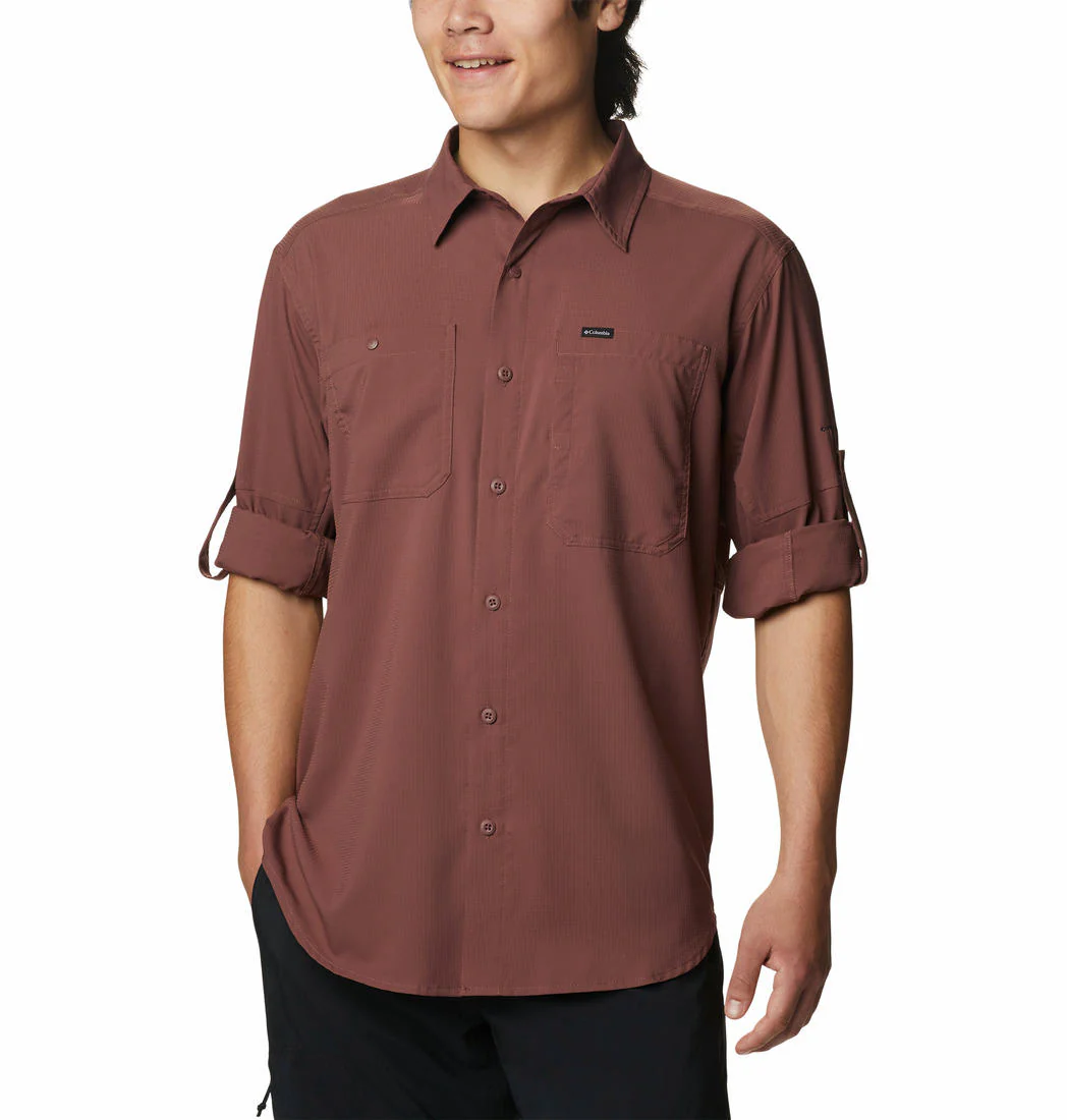 Columbia Men Brown Silver Ridge Utility Lite Long Sleeve (Sun Protection) - Image 7