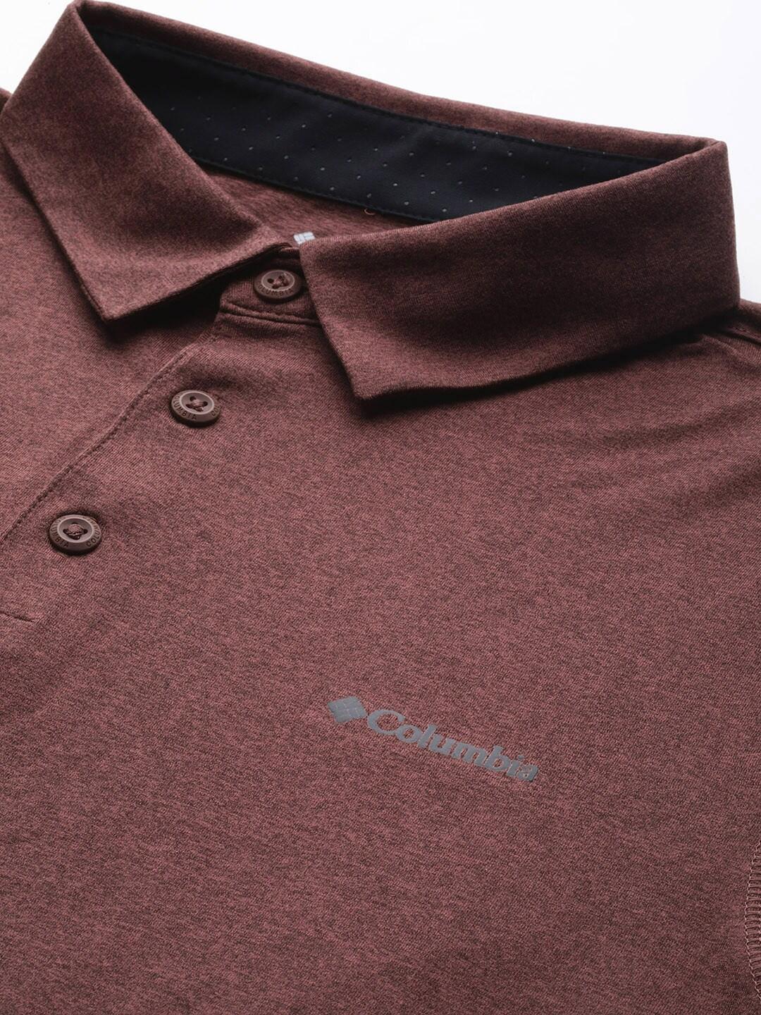 Columbia Men Brown Tech Trail Polo (Sun Protection) - Image 4
