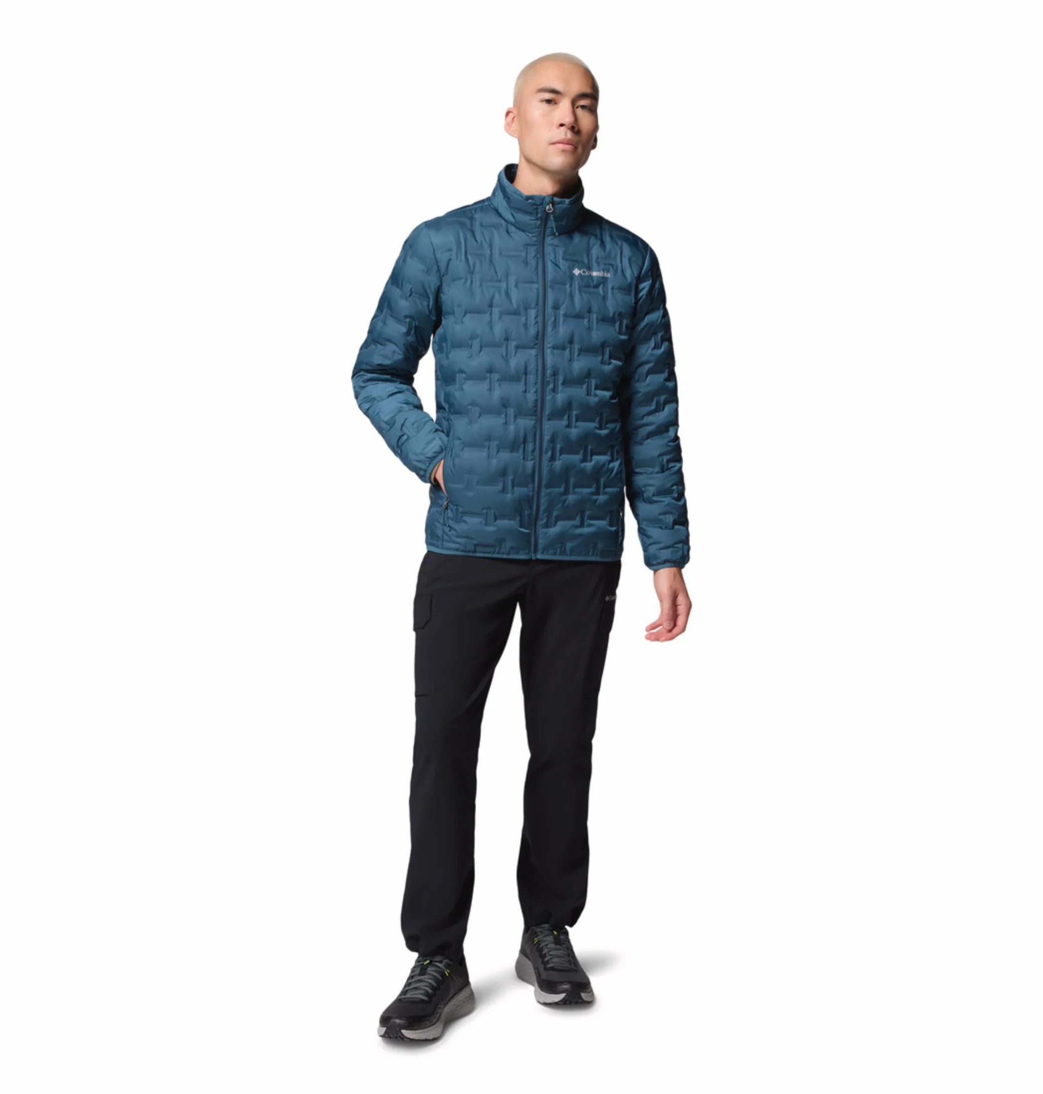 Columbia Men Teal HEAT SEAL Delta Ridge II Down Jacket - Image 10