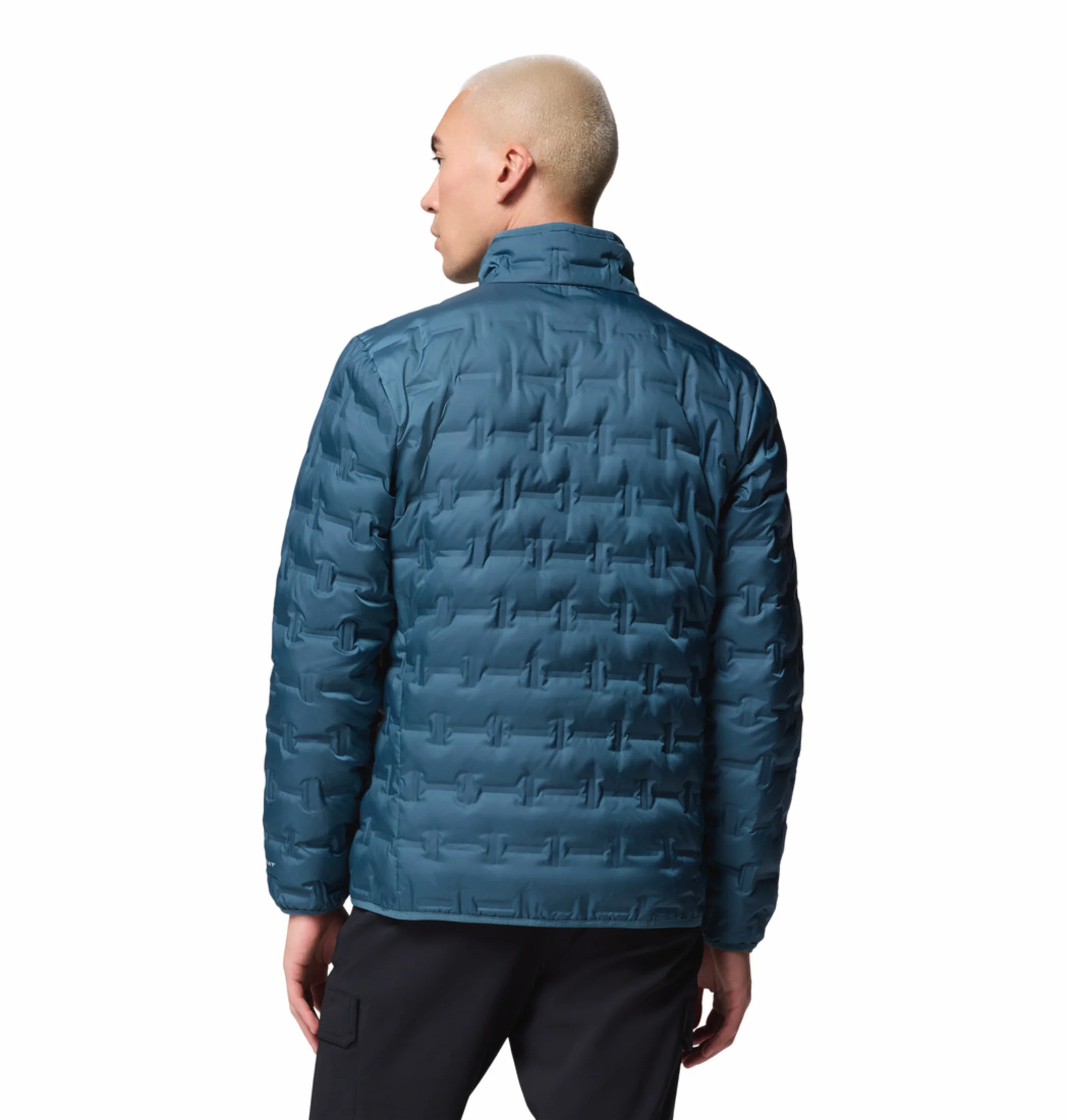 Columbia Men Teal HEAT SEAL Delta Ridge II Down Jacket - Image 4